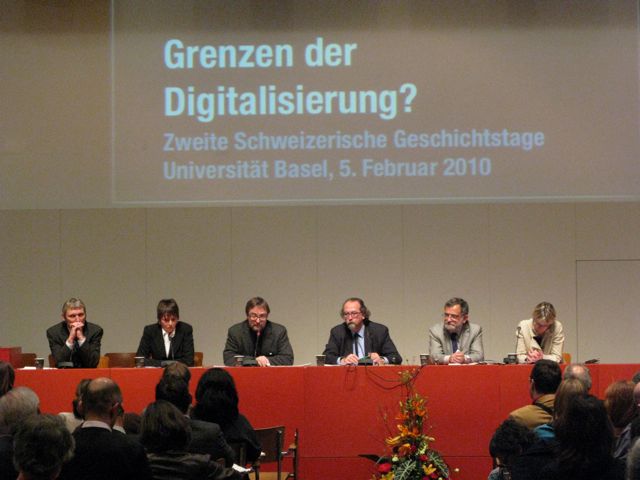 Podium 2. Geschichtstage Basel 2010